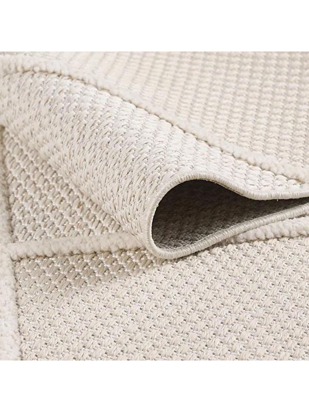 Shibori Trooper Kaymaz Tabanlı Antialerjik Halı - Bej - 120x180 cm-3