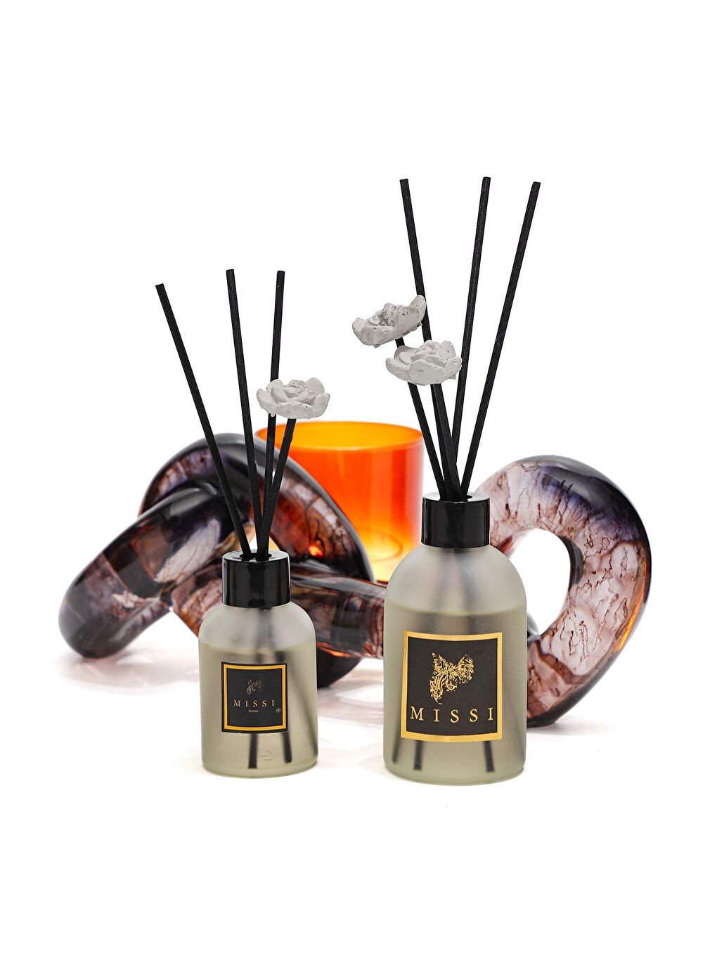 Siyah Dark Amber Esintisi Oda Kokusu Seti