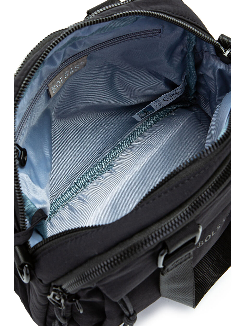 Klinkır Kumaş Kadın Çapraz Çanta Gale Siyah-6