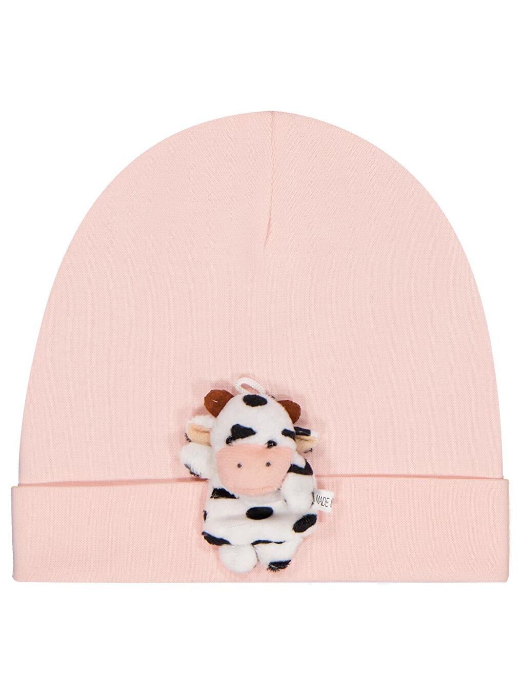 Pembe Baby Küçük Oyuncaklı Bebe Şapka Bere ve Setler - Pudra Standart