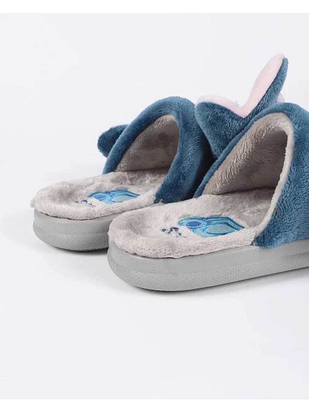 Mavi Kadın Figürlü Ev Terliği - MOMİ-M-2