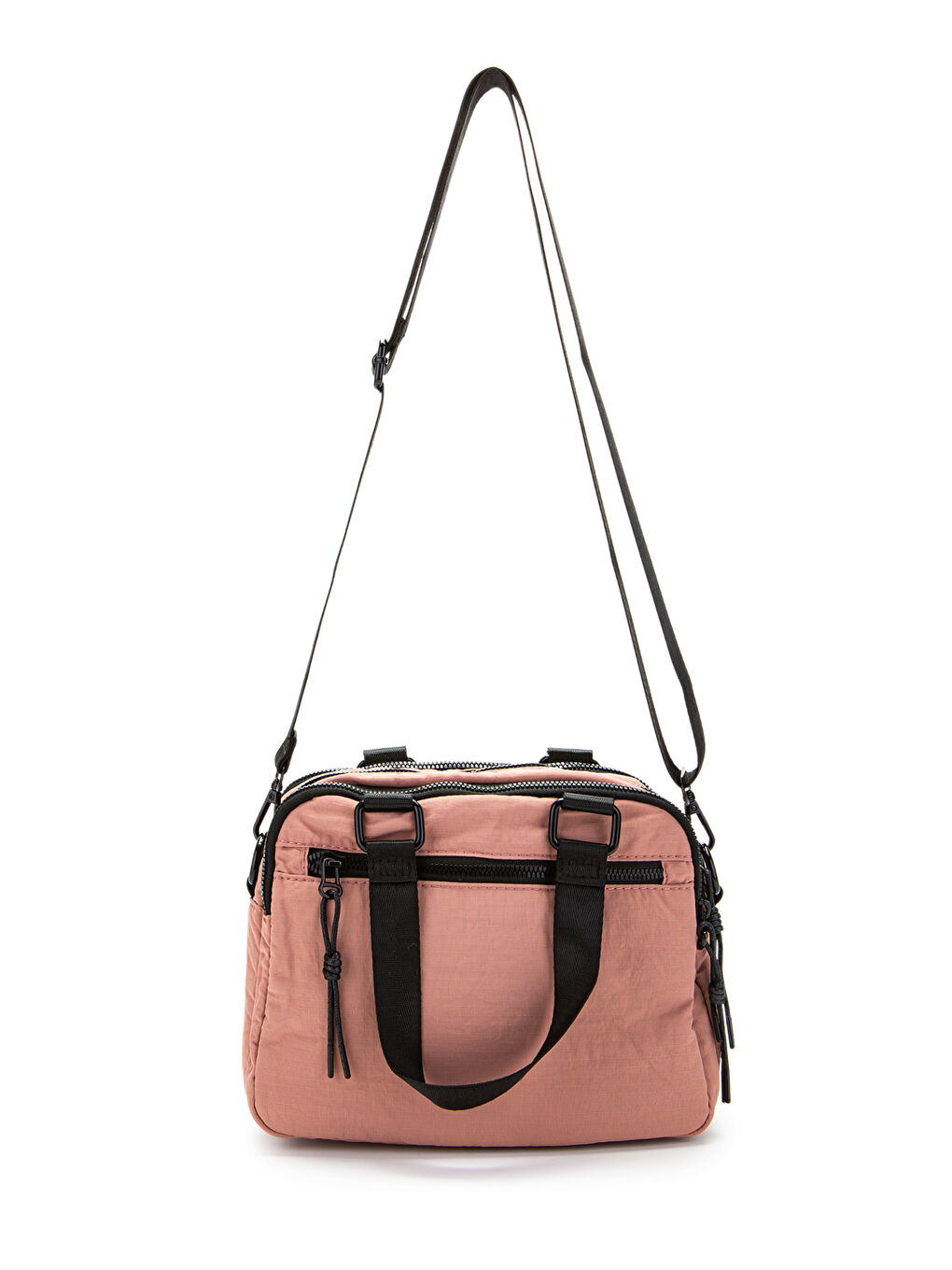 Klinkır Kumaş Kadın Çapraz Çanta Gale Pembe
