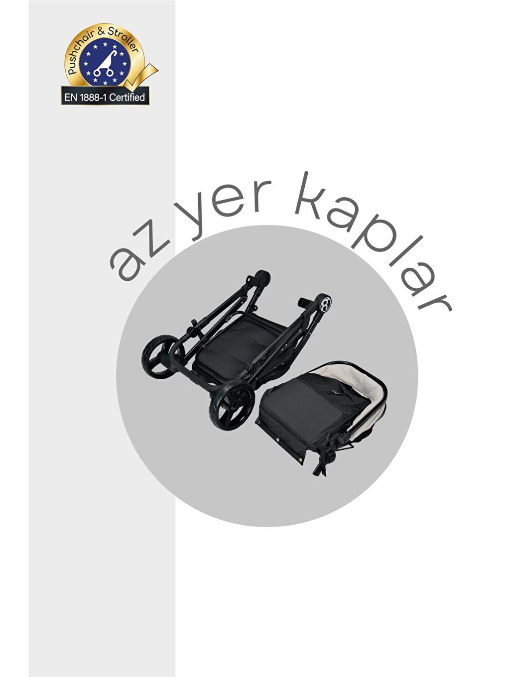 Alfa Travel Sistem Bebek Arabası - Bej-2