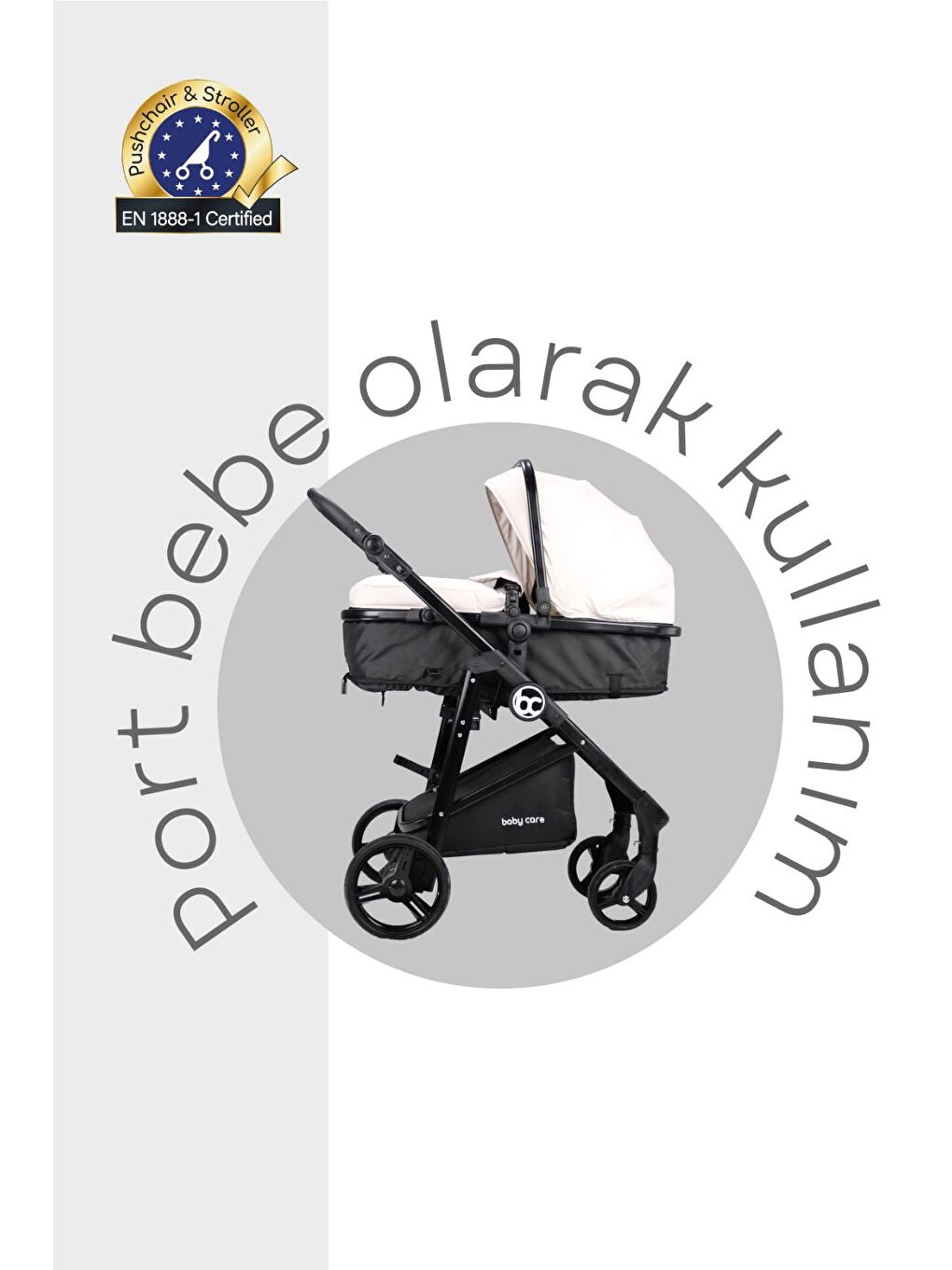 Alfa Travel Sistem Bebek Arabası - Bej-3