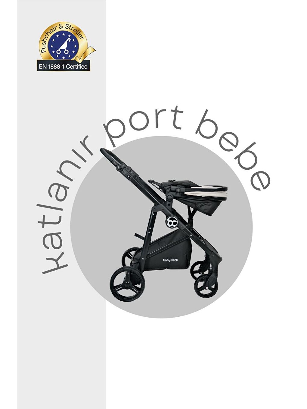 Alfa Travel Sistem Bebek Arabası - Bej-4