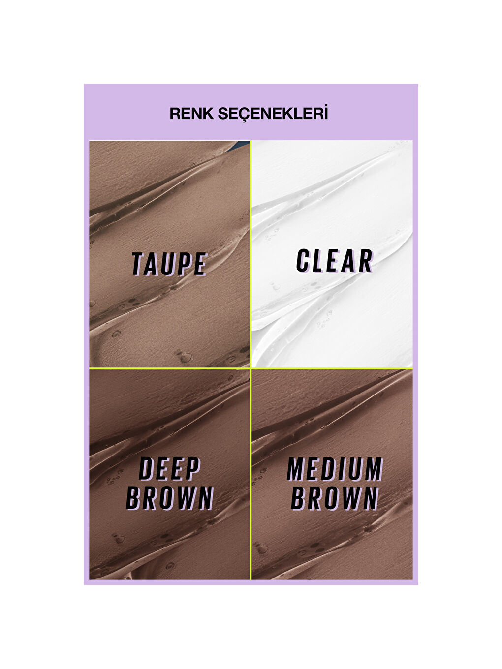 Super Lock Brow Glue Kaş Sabitleyici Maskara - Taupe-2