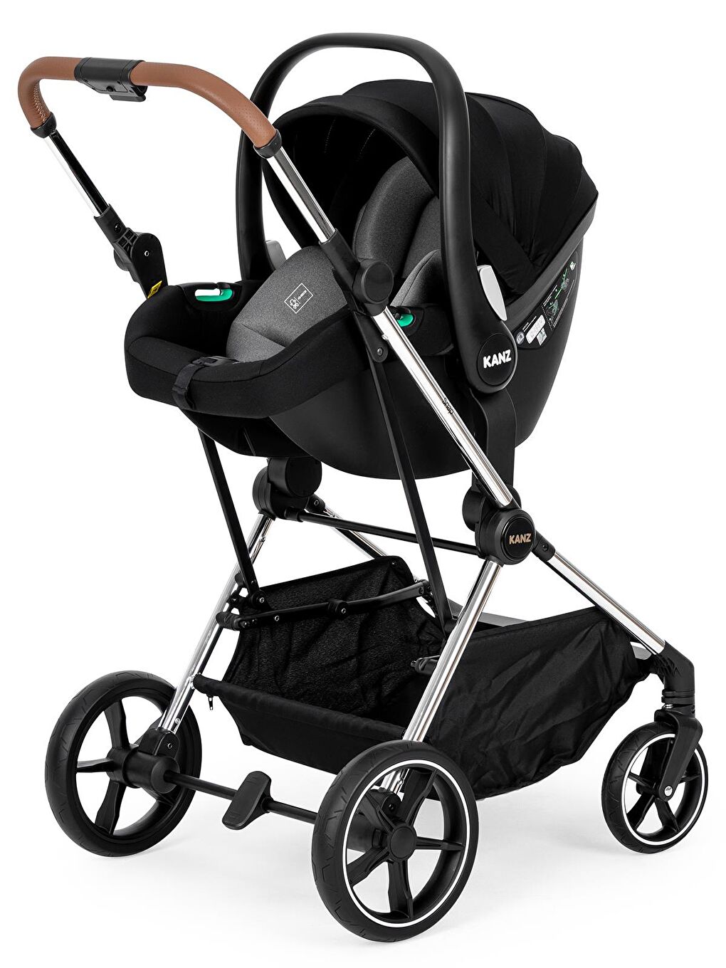 Snap Travel Sistem Bebek Arabası - Siyah Standart-3