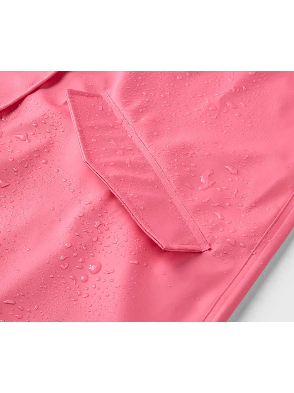 Kadın Yağmurluk, PU, Pembe-6