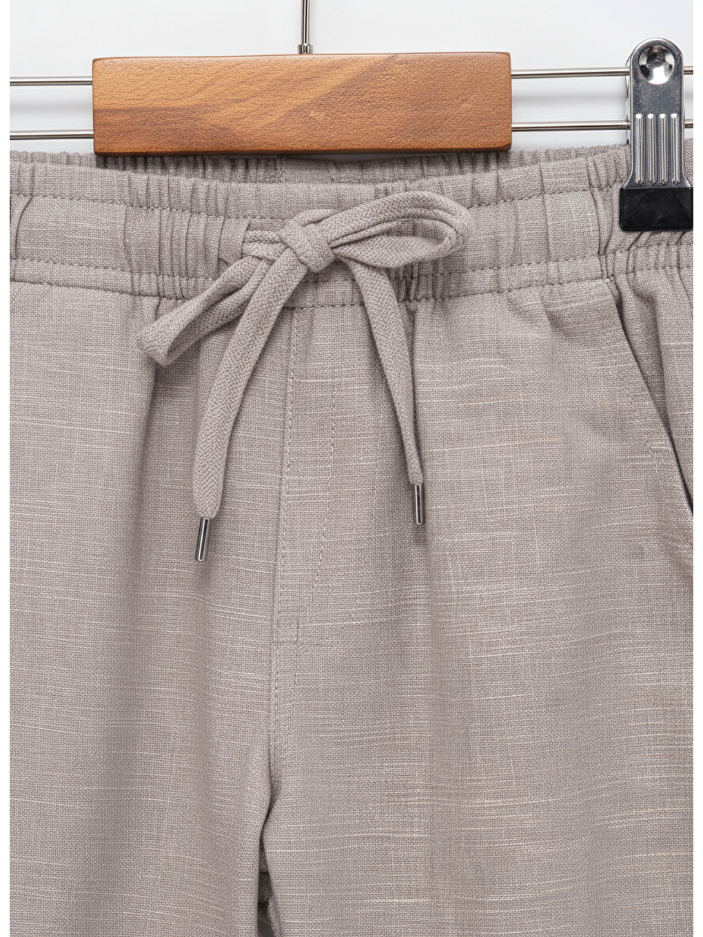 Gri Erkek Çocuk Pamuklu Bej Ceketli Klasik Takım (4 Parça)-4