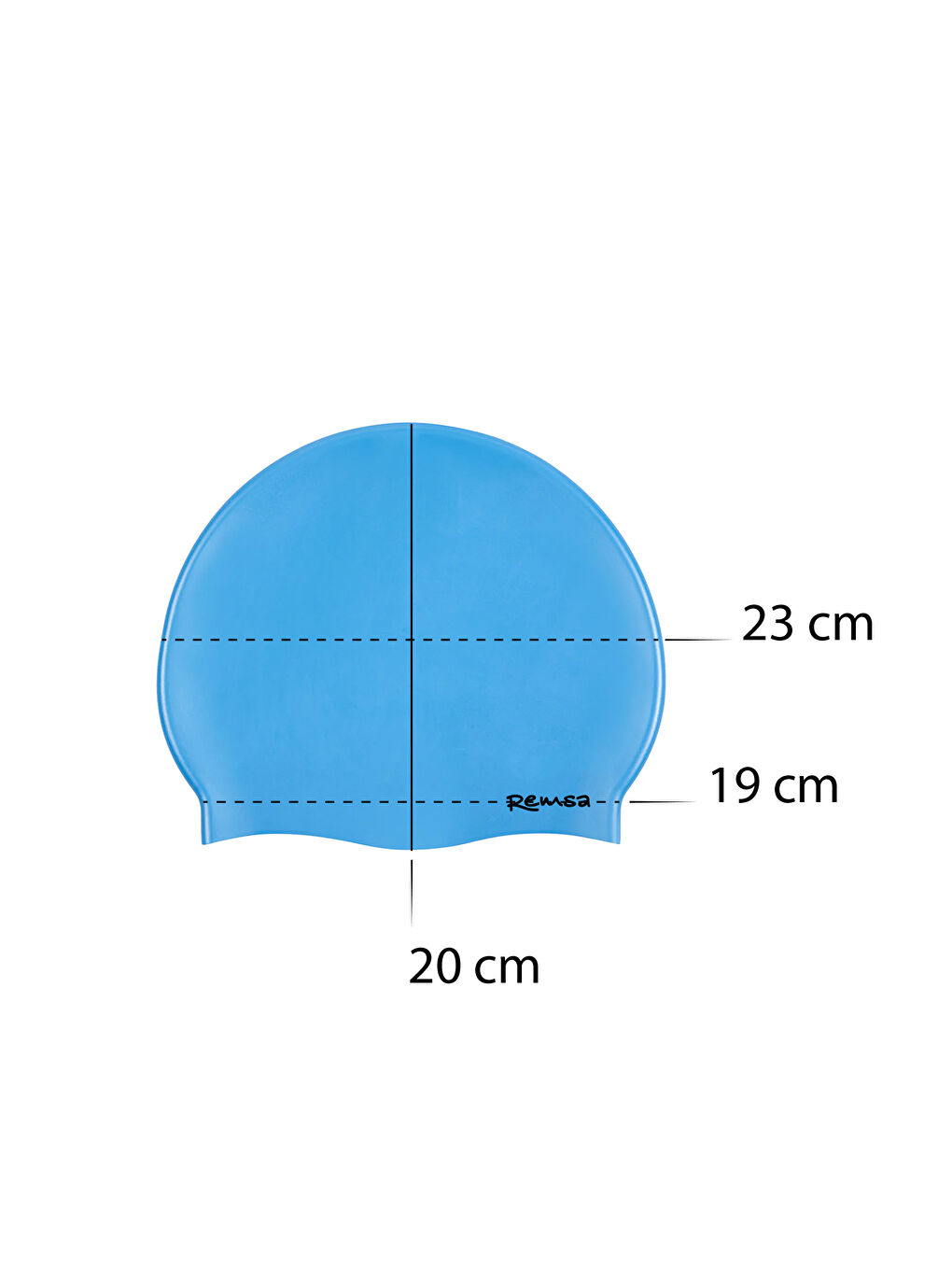 Silikon Havuz Deniz Yüzücü Bone RSB-01 Mavi-1