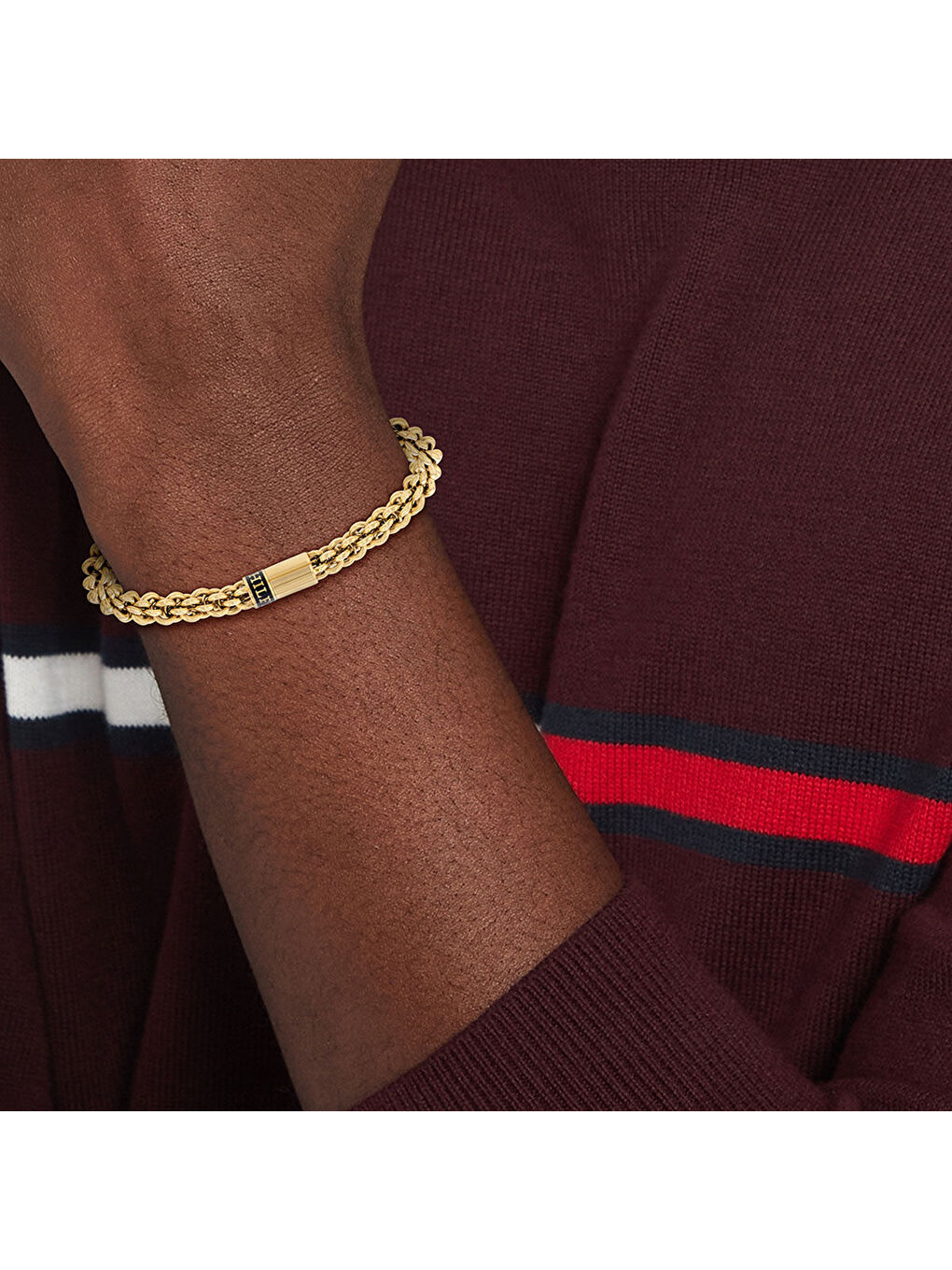 Sarı THJ2790522 Erkek Bileklik-1