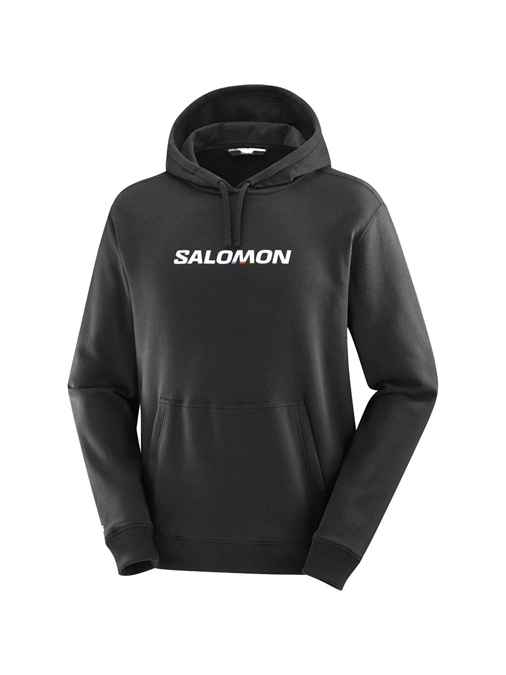 Sal Logo Perf Hoodie Erkek Siyah Kapüşonlu Sweatshirt-1