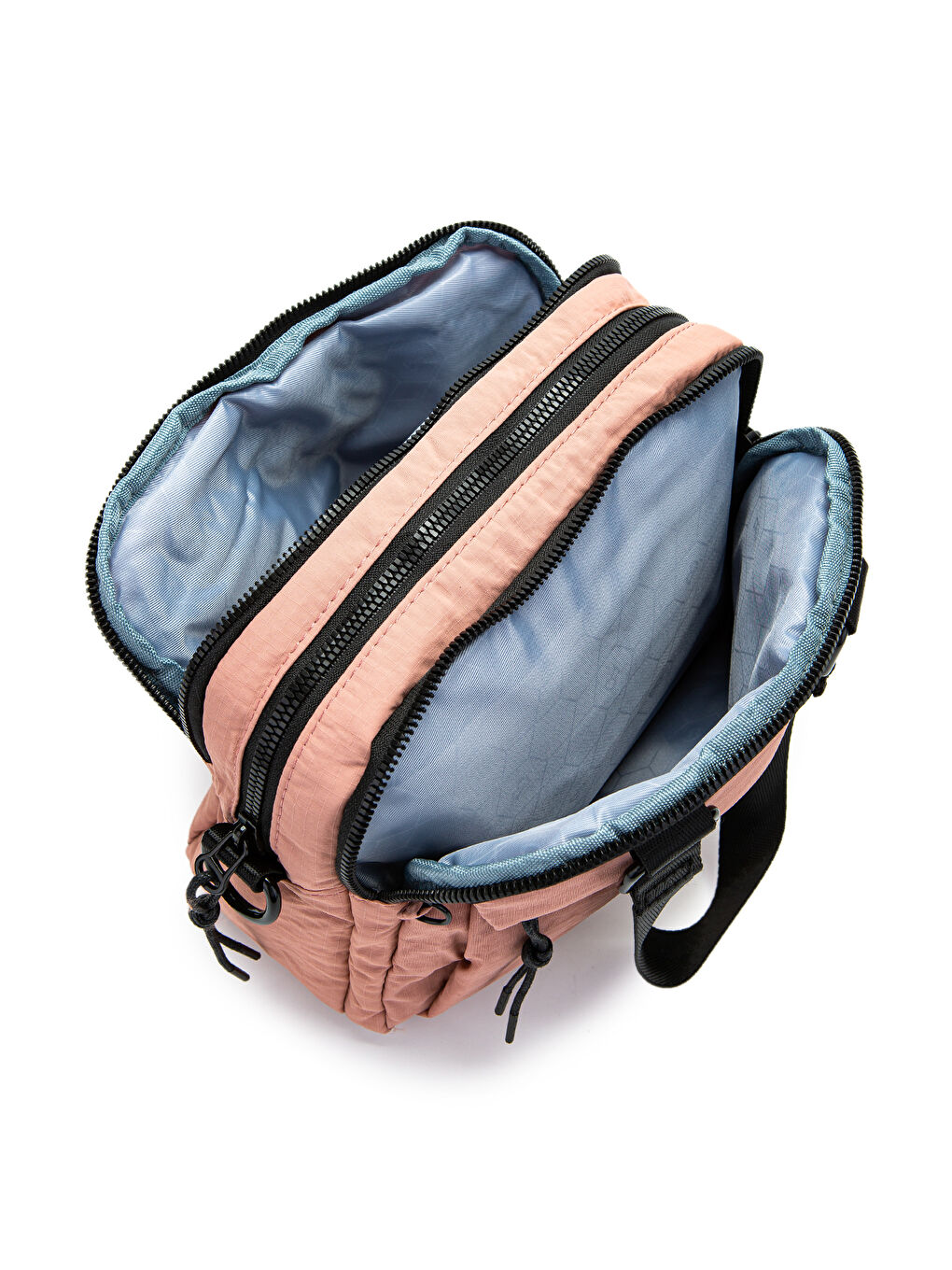 Klinkır Kumaş Kadın Çapraz Çanta Gale Pembe-3