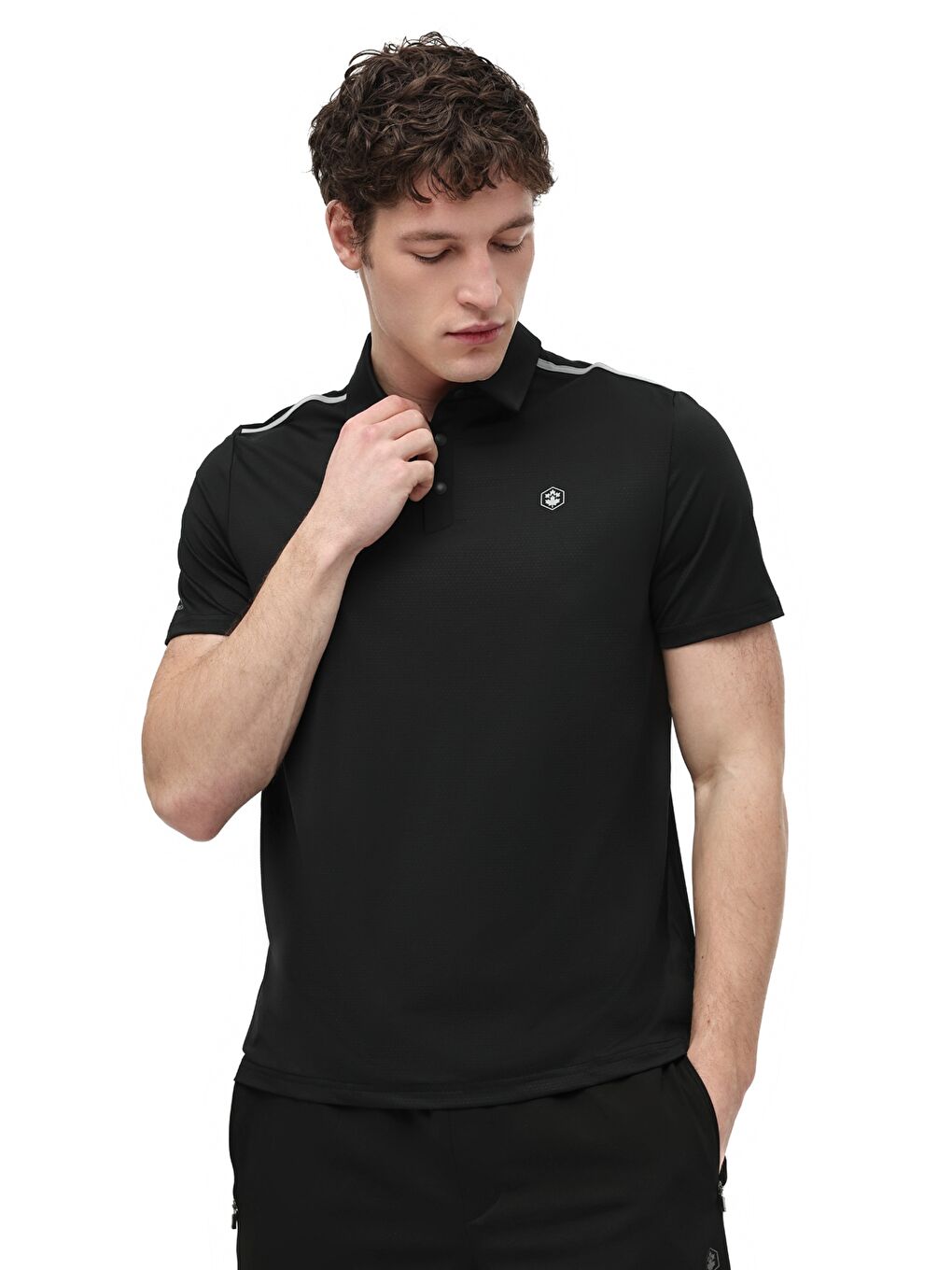 ML ARON 12ELG2-207 6FX Siyah Erkek Kısa Kol T-Shirt