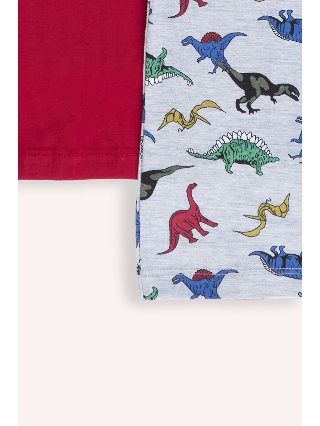Karışık Erkek Çocuk Dinozor Desenli 3'lü Atlet - İç Giyim-1
