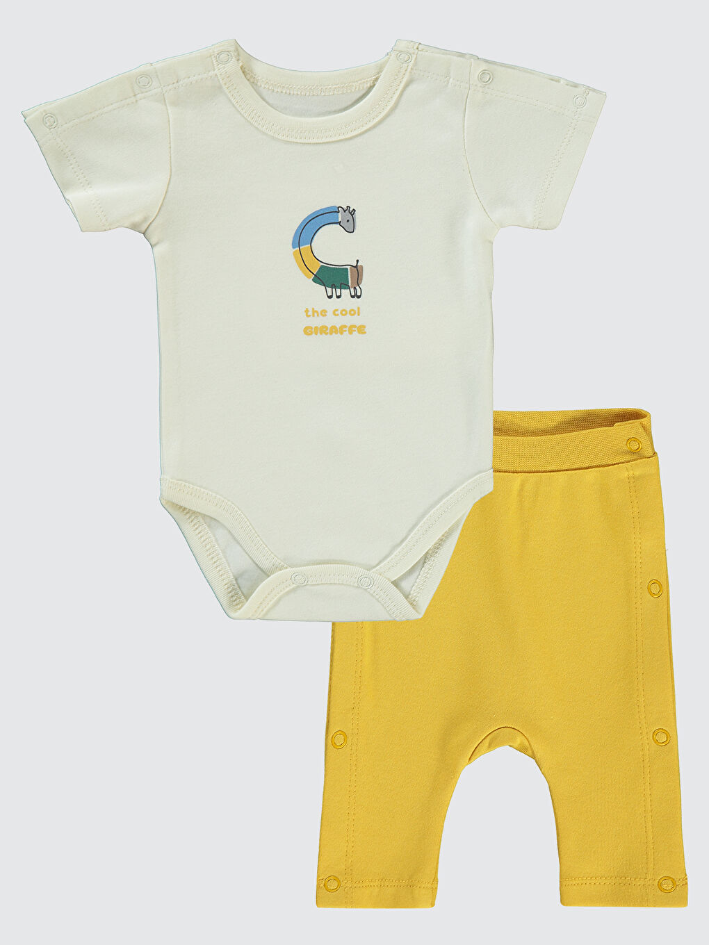 Baby Erkek Bebek Prematüre Takım Sarı