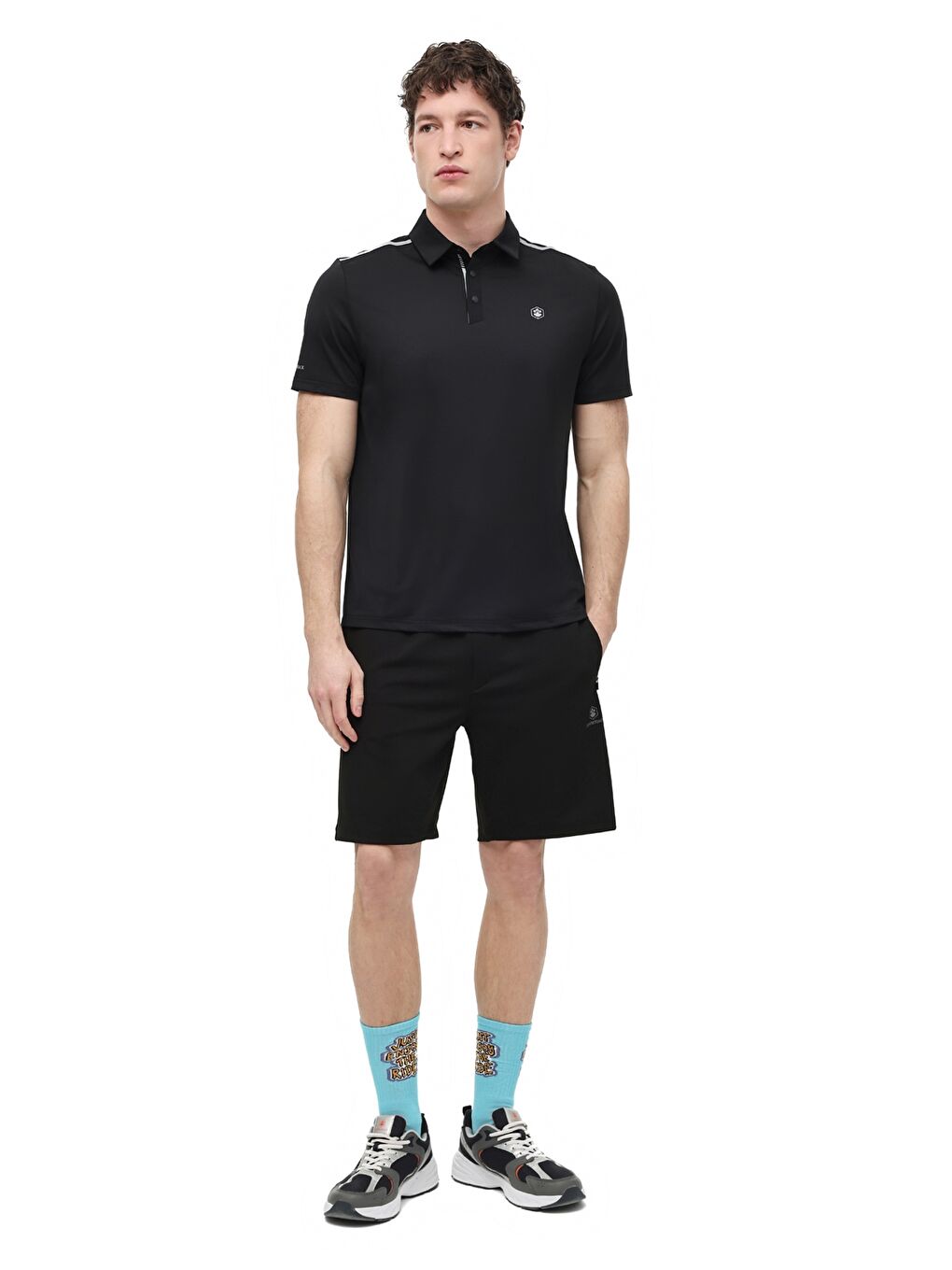 ML ARON 12ELG2-207 6FX Siyah Erkek Kısa Kol T-Shirt-2