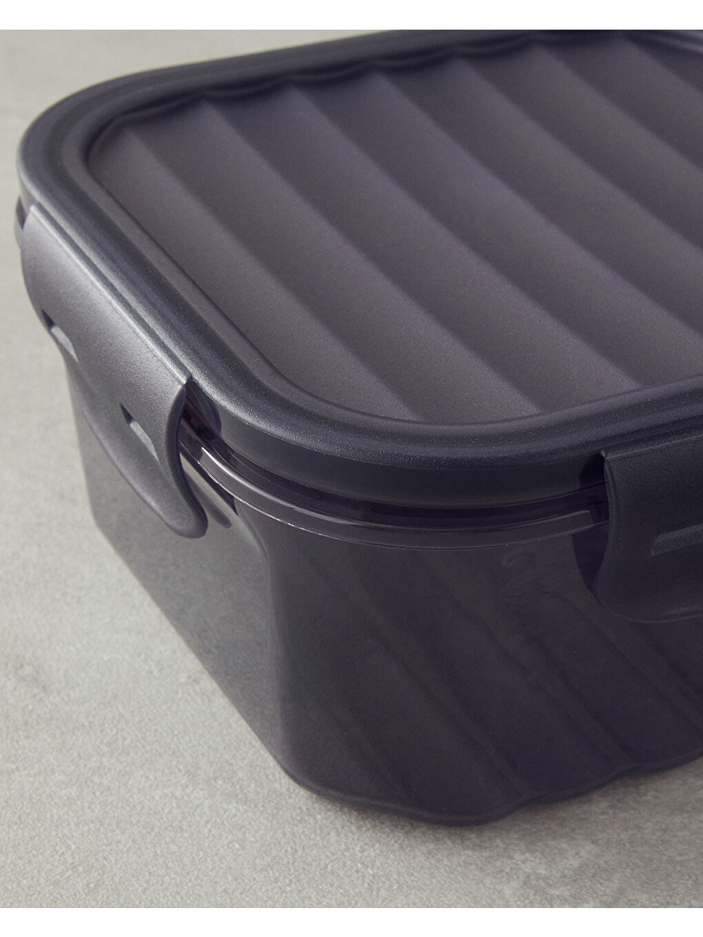 Sasha Plastik 3'lü Saklama Kabı 500+1000+1700 ml Antrasit-2