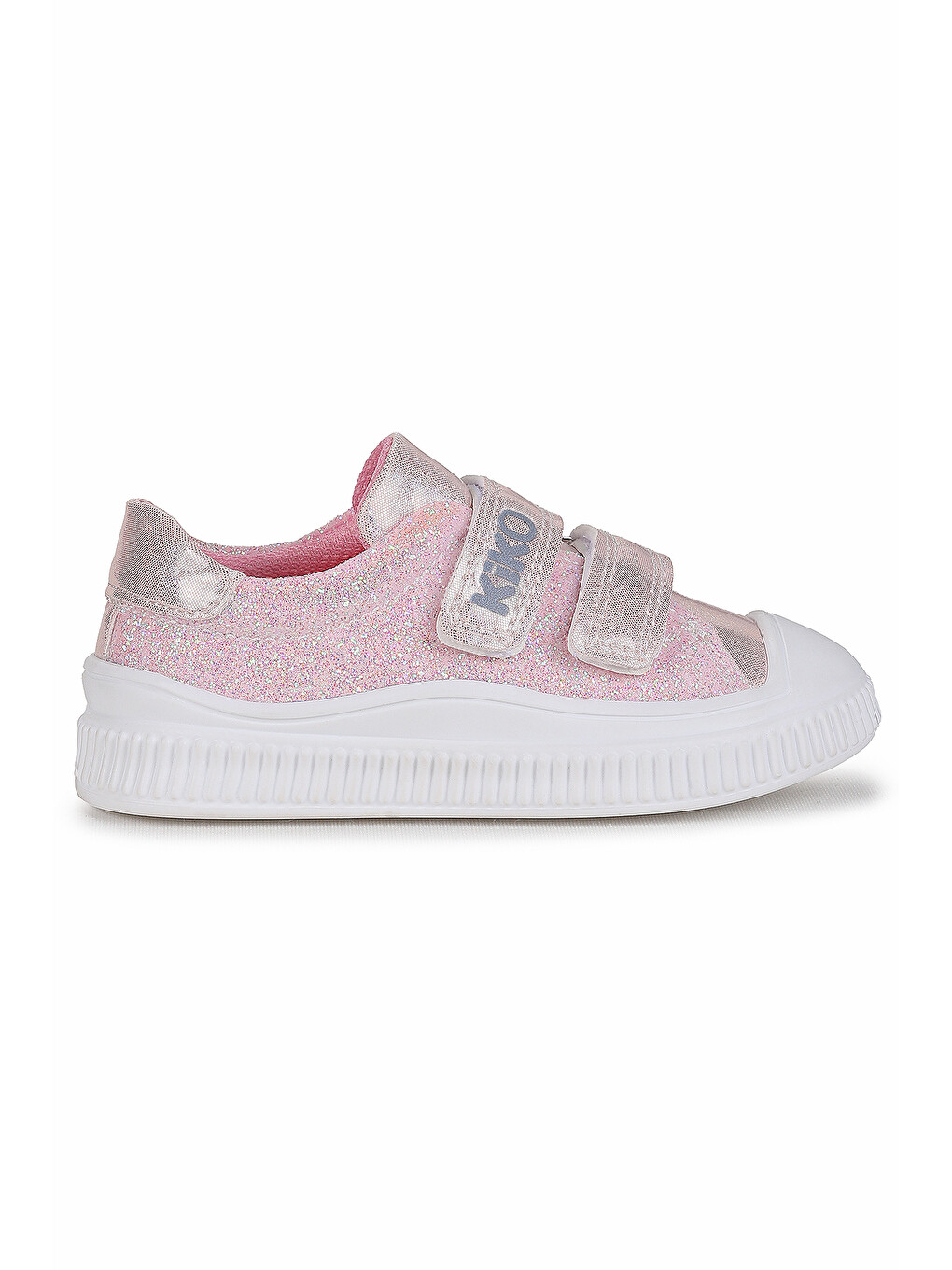 Pembe Glitter Cırtlı Kız Çocuk Günlük Ayakkabı-3