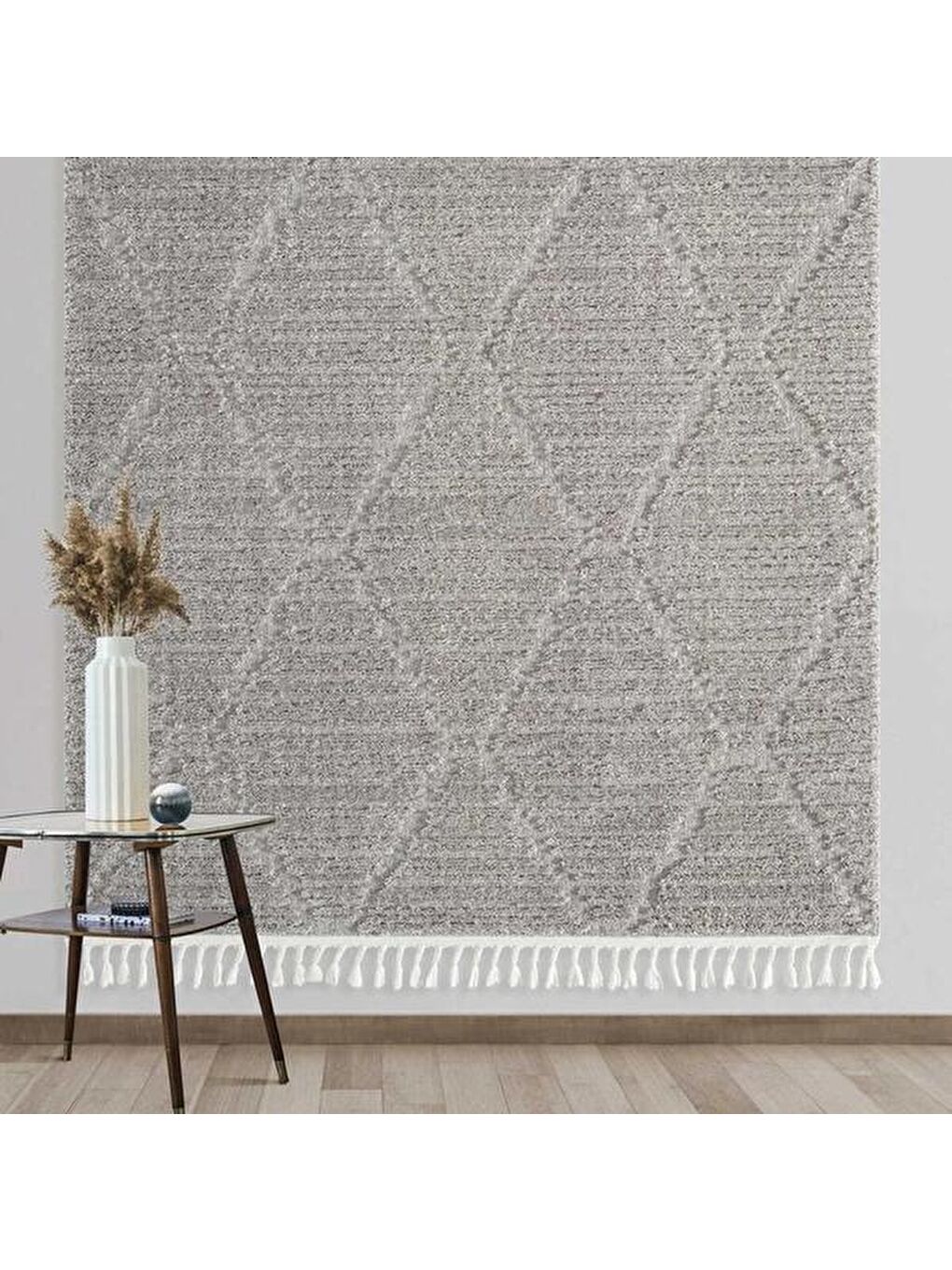 Bilbao Essence Modern İskandinav Desenli Halı - Gri - 120x180 cm-1