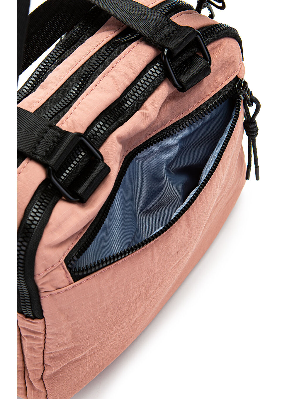 Klinkır Kumaş Kadın Çapraz Çanta Gale Pembe-5