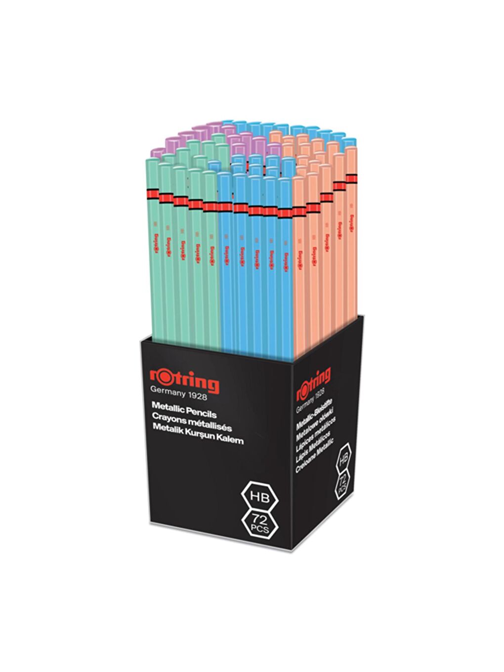 Rotring Metalik Kurşun Kalem HB 72 Adet