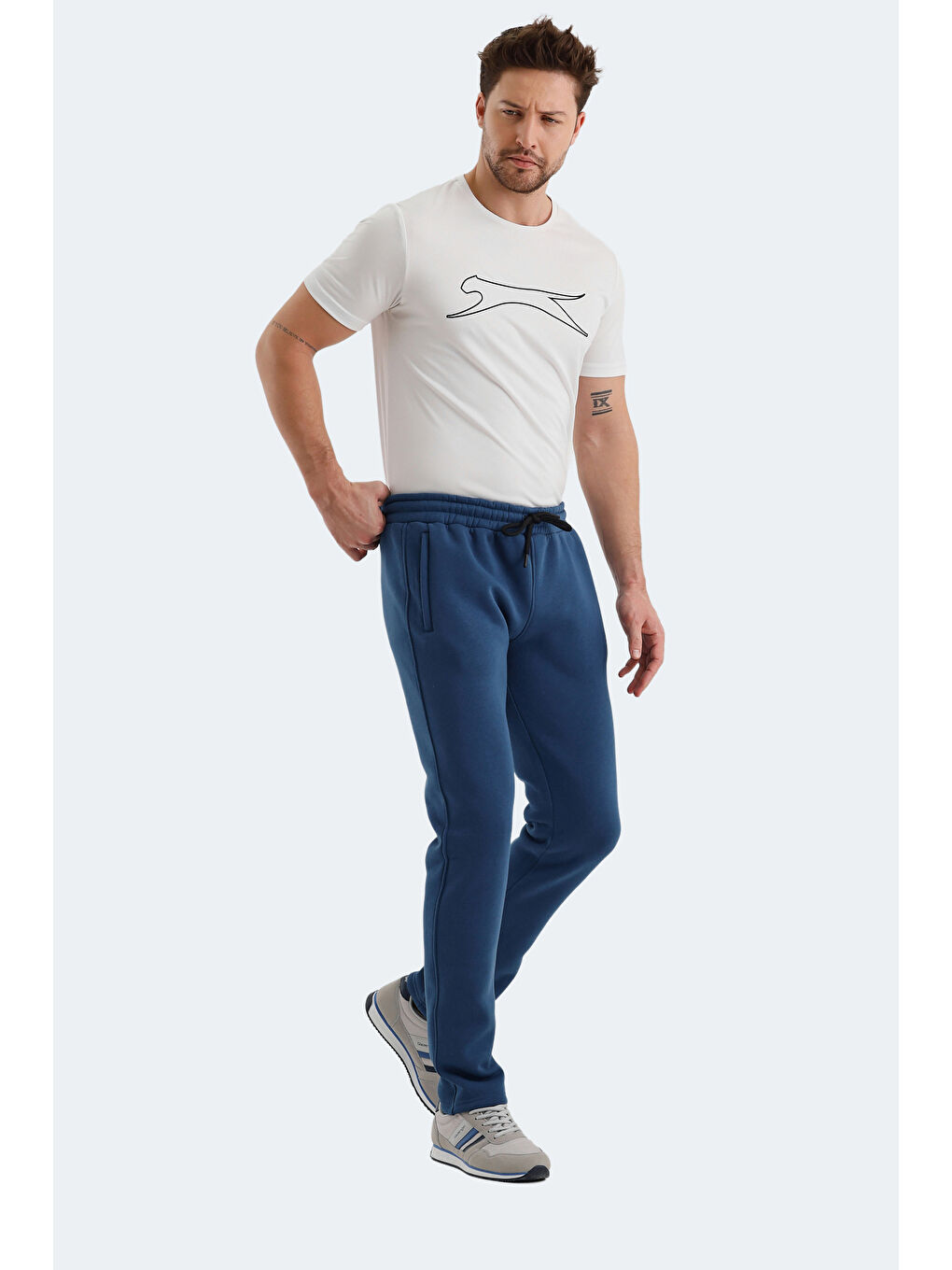 SLAZENGER İndigo KORSA Erkek Eşofman Altı Indigo - 6