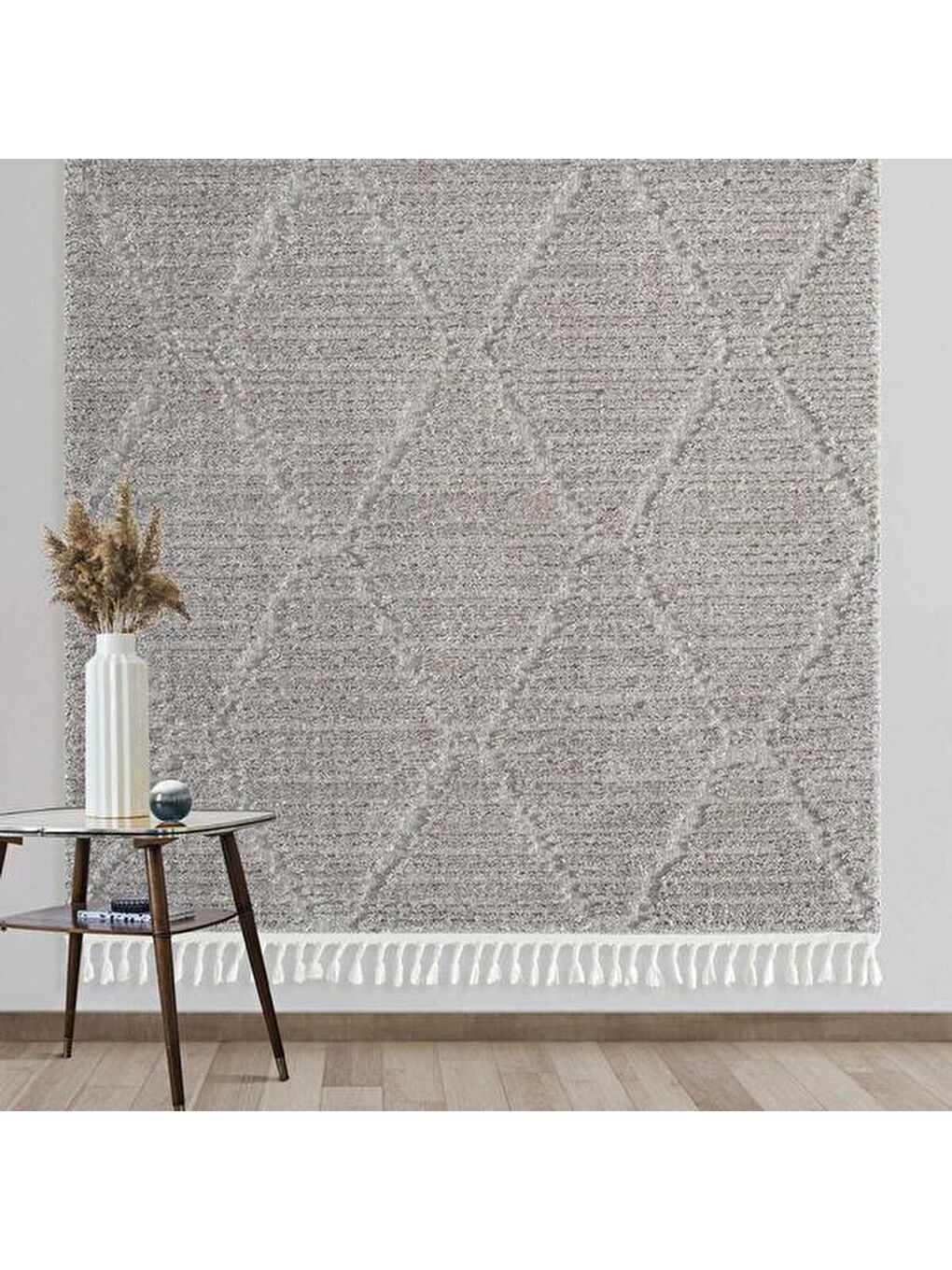 Bilbao Essence Modern İskandinav Desenli Halı - Gri - 160x230 cm-1