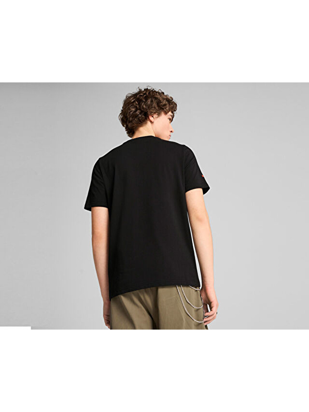 F1 Ess Logo Tee 180g Erkek Günlük Tişört 63326401 Siyah-3