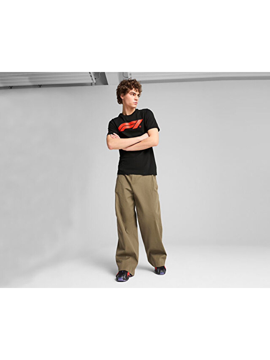 F1 Ess Logo Tee 180g Erkek Günlük Tişört 63326401 Siyah-4