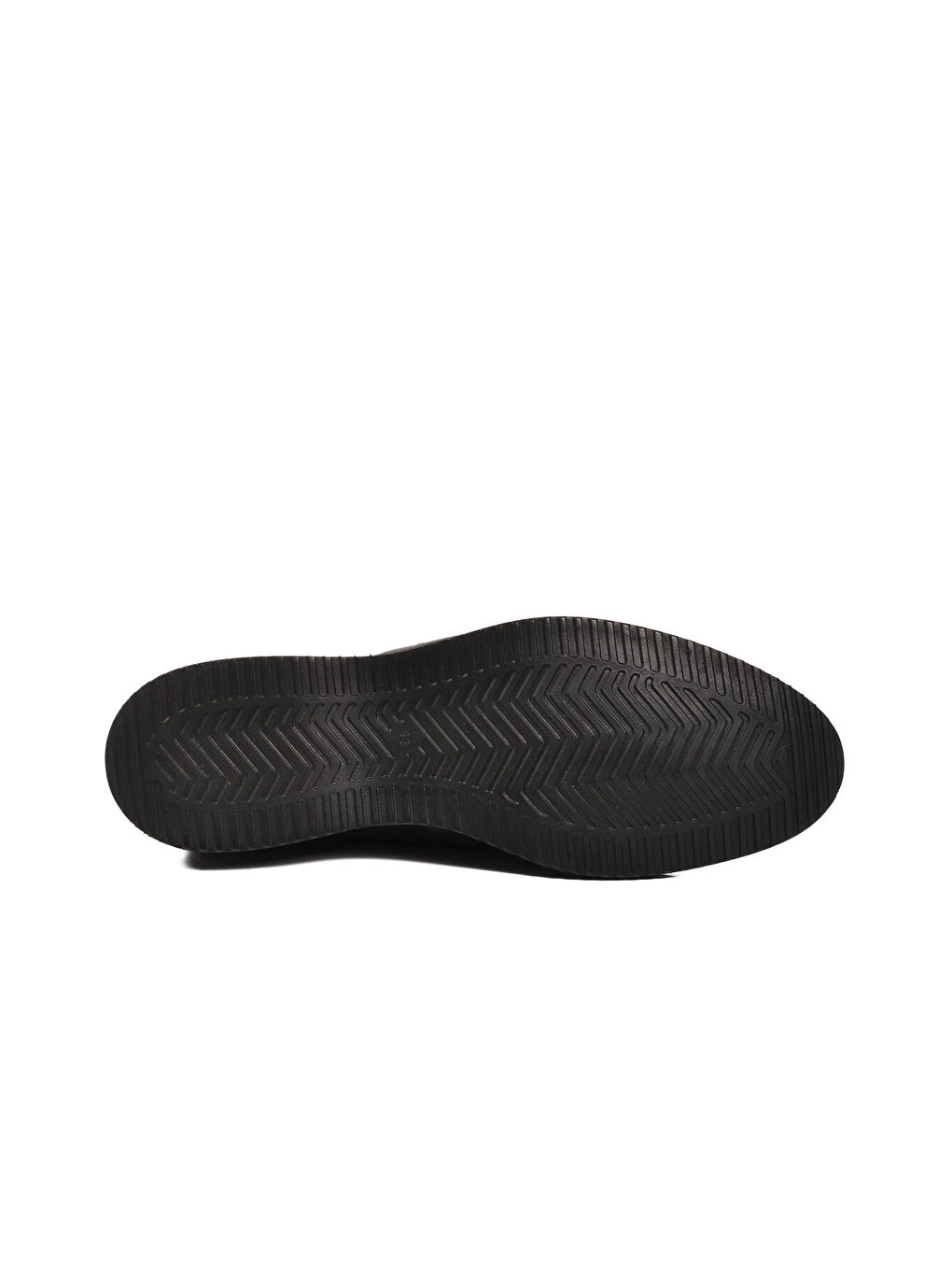 Siyah Hakiki Deri Büyük Numara Erkek Casual Ayakkabı 1919 M-4