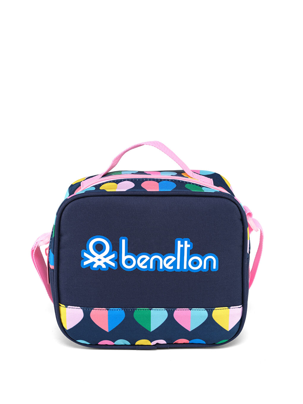 Mini Kalp Desenli Kız Çocuk Beslenme Çantası-1