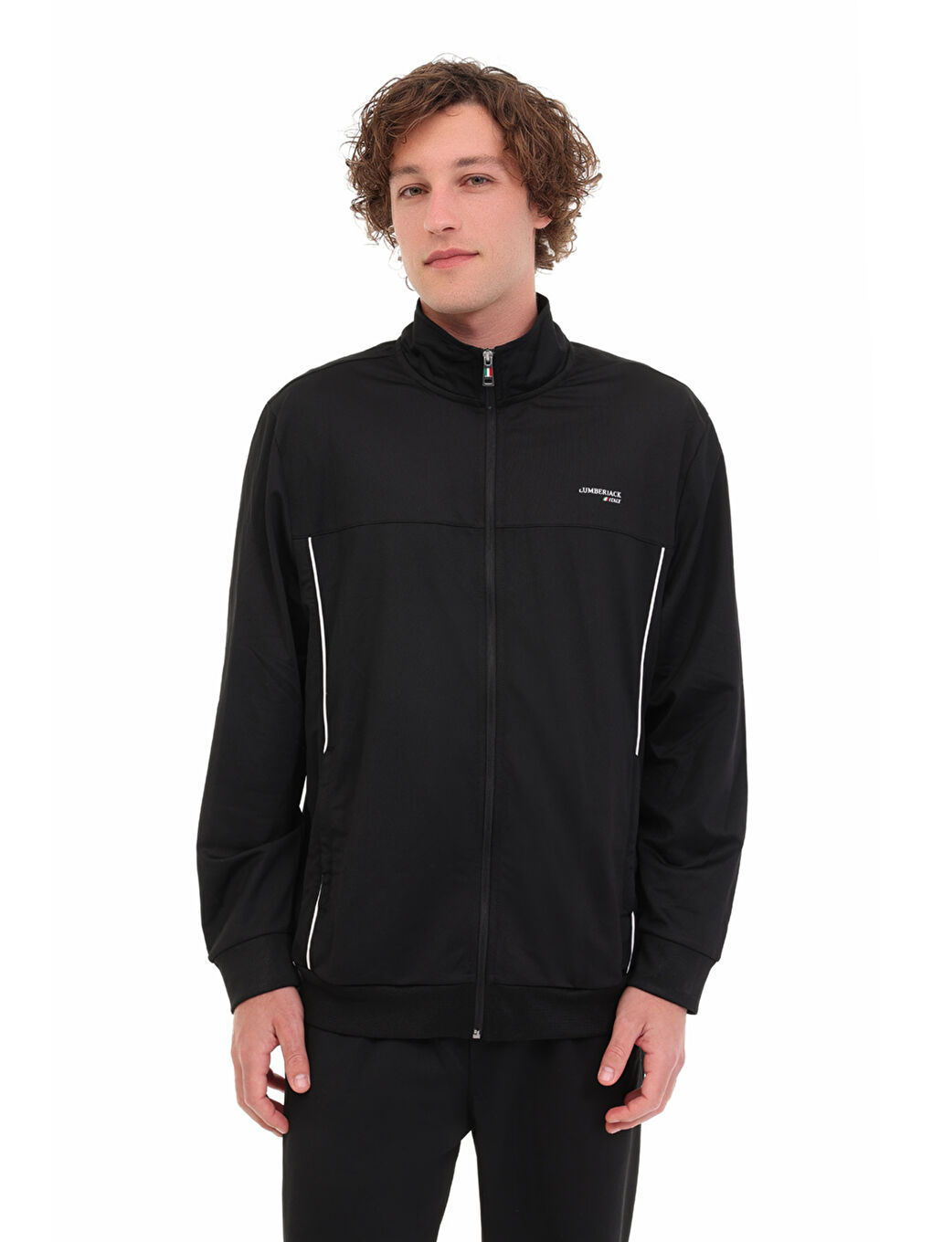 ML FALL 18ITL705 5PR Siyah Erkek Eşofman Üstü