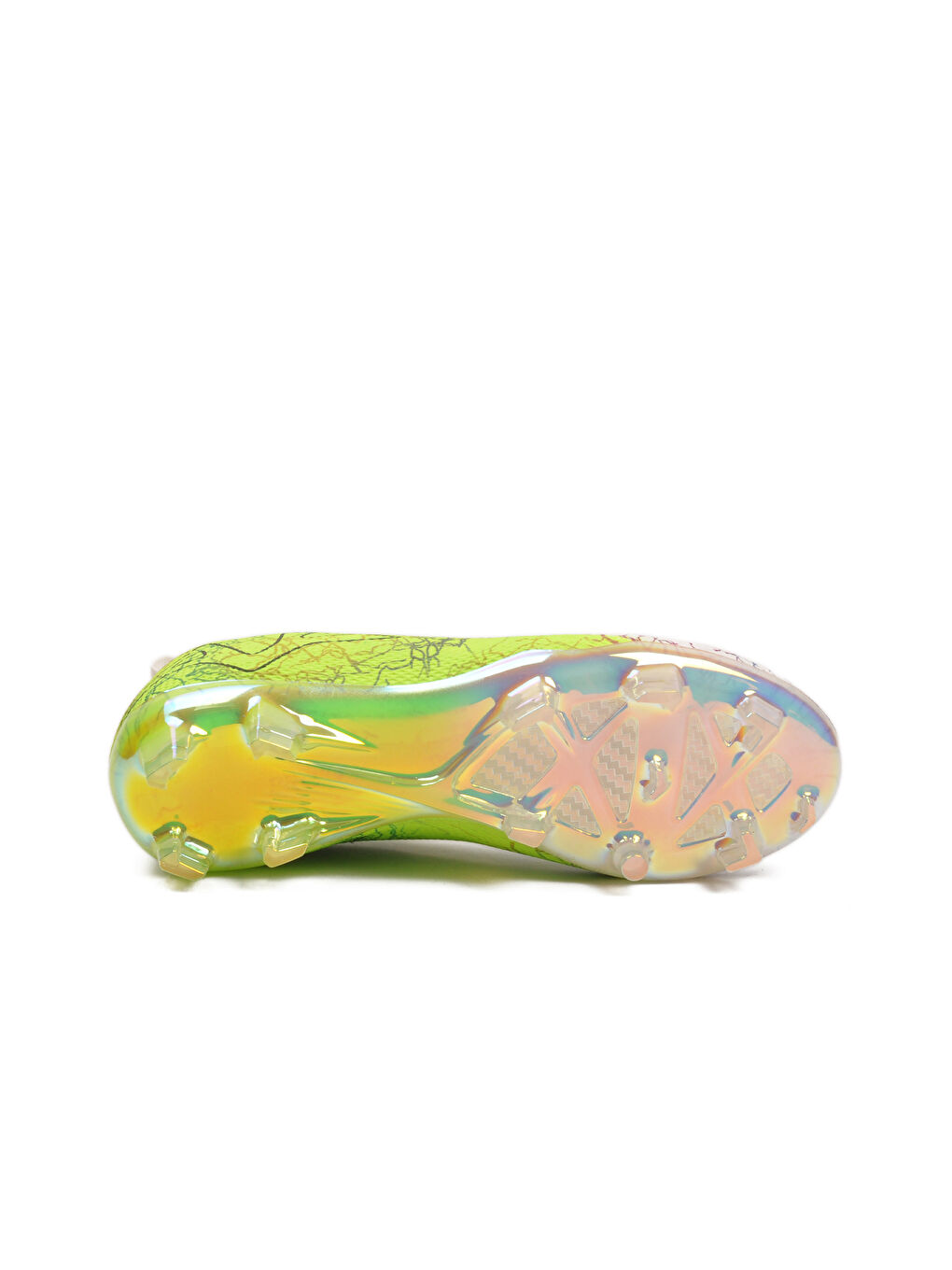 Beyaz Yeşil Bilekten Çoraplı Erkek Çocuk Krampon FK-252-153 F-4