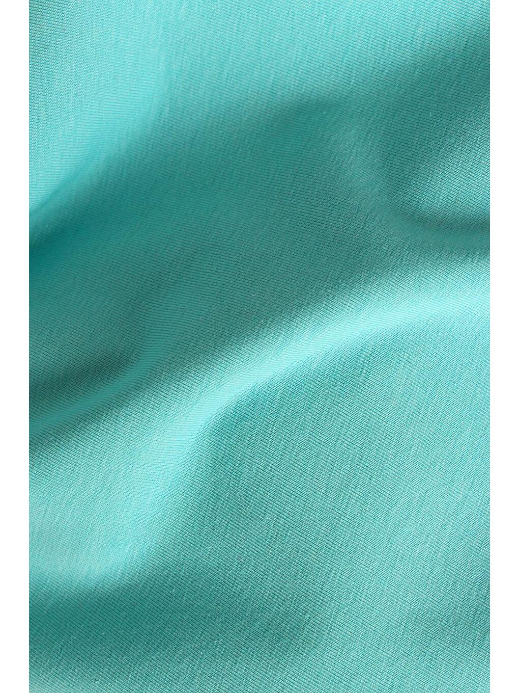 Turkuaz-Uzun Kollu İçlik Elbise-6