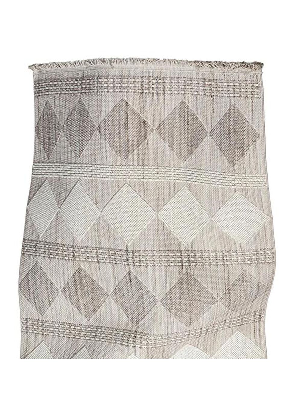 Agra Cyan Modern İskandinav Desenli Halı - Gri - 120x180 cm-4