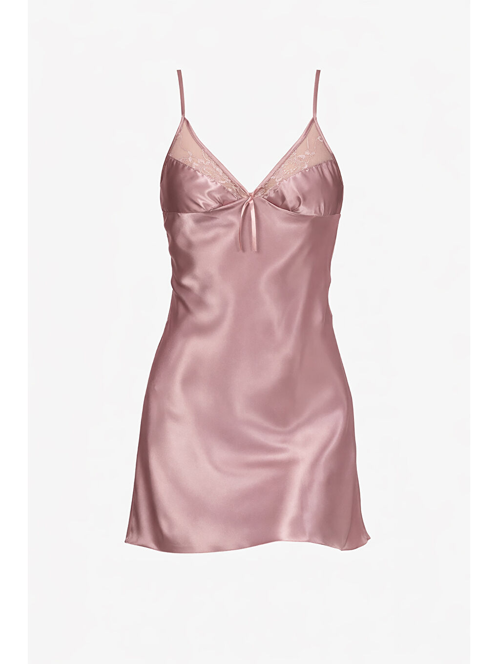 Pembe Gül Rengi Precious Gecelik Sabahlık Takımı-1