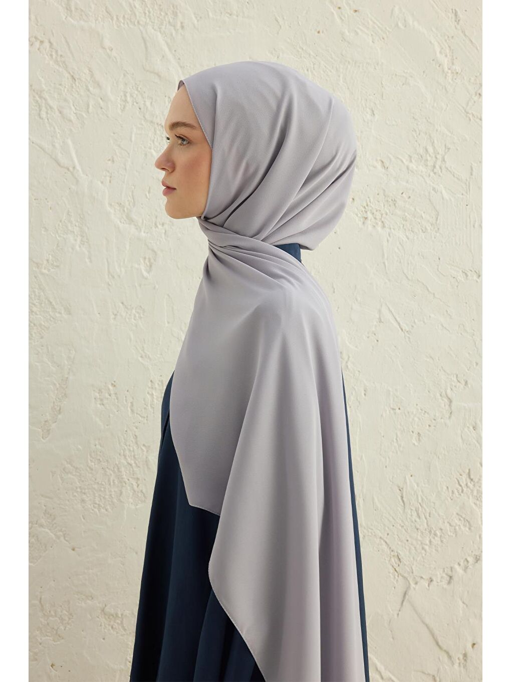 Daily Krep Şal Açık Gri-3