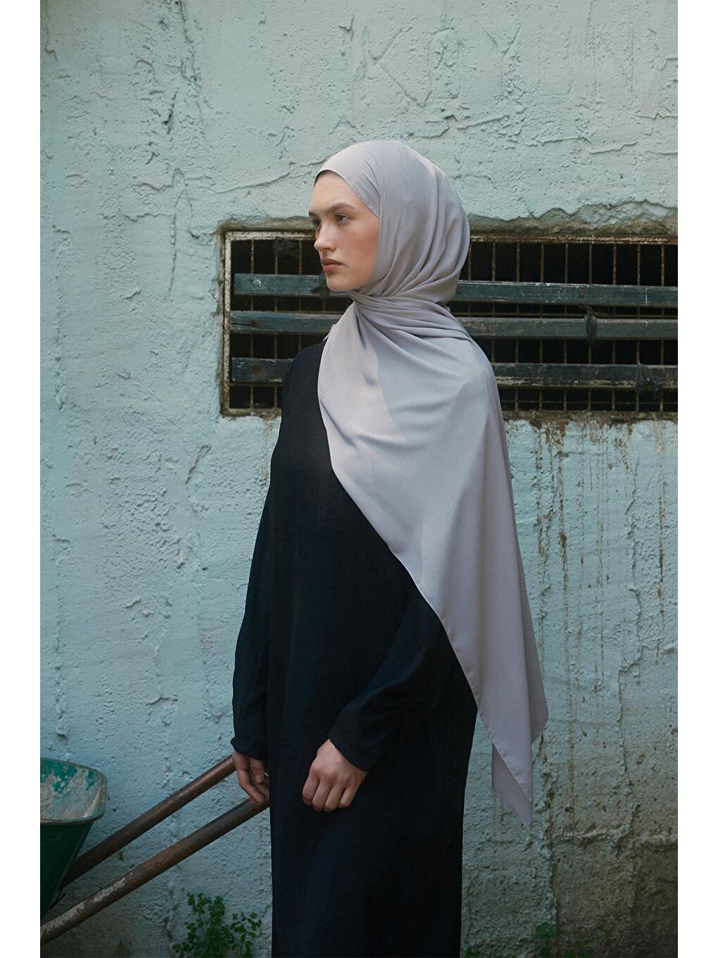 Daily Krep Şal Açık Gri-6