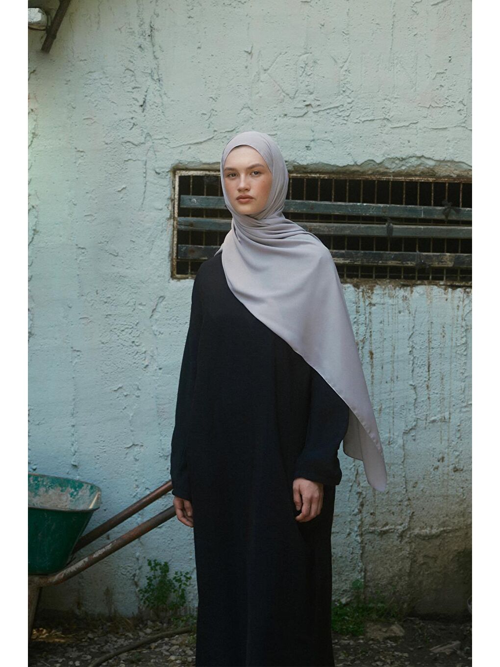 Daily Krep Şal Açık Gri-7