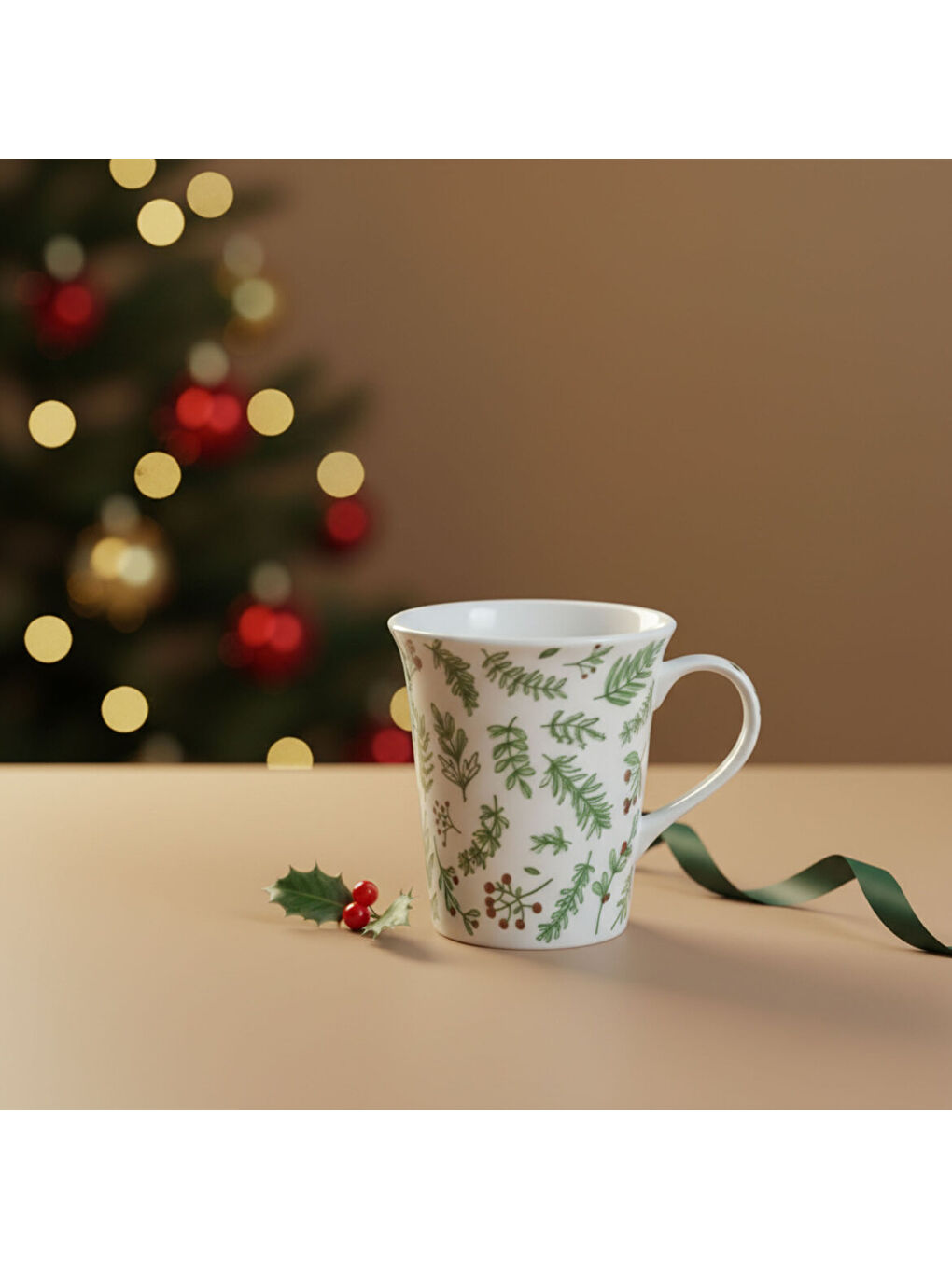 Ekru Viva Yılbaşı Mug Bardak-2