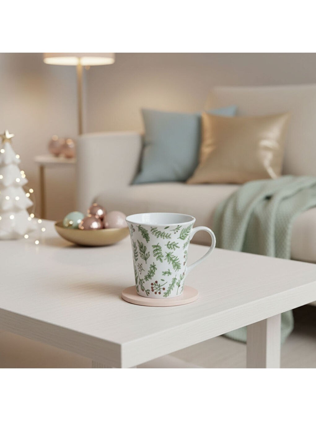 Ekru Viva Yılbaşı Mug Bardak-4