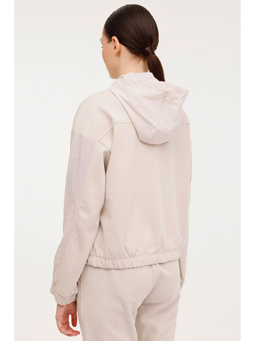 WL MABEL 18ES120 4PR Bej Kadın Eşofman Üstü-1