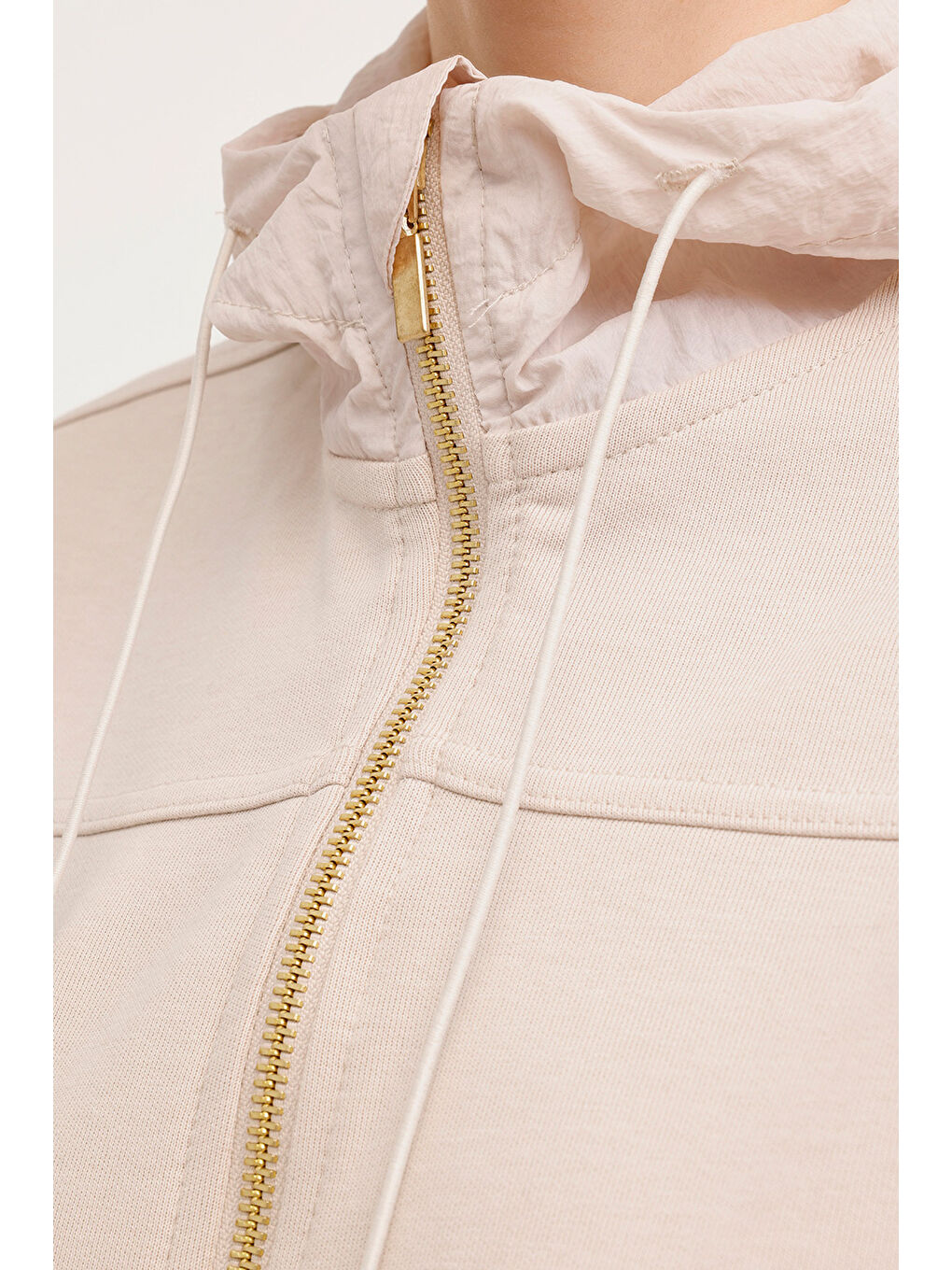 WL MABEL 18ES120 4PR Bej Kadın Eşofman Üstü-3