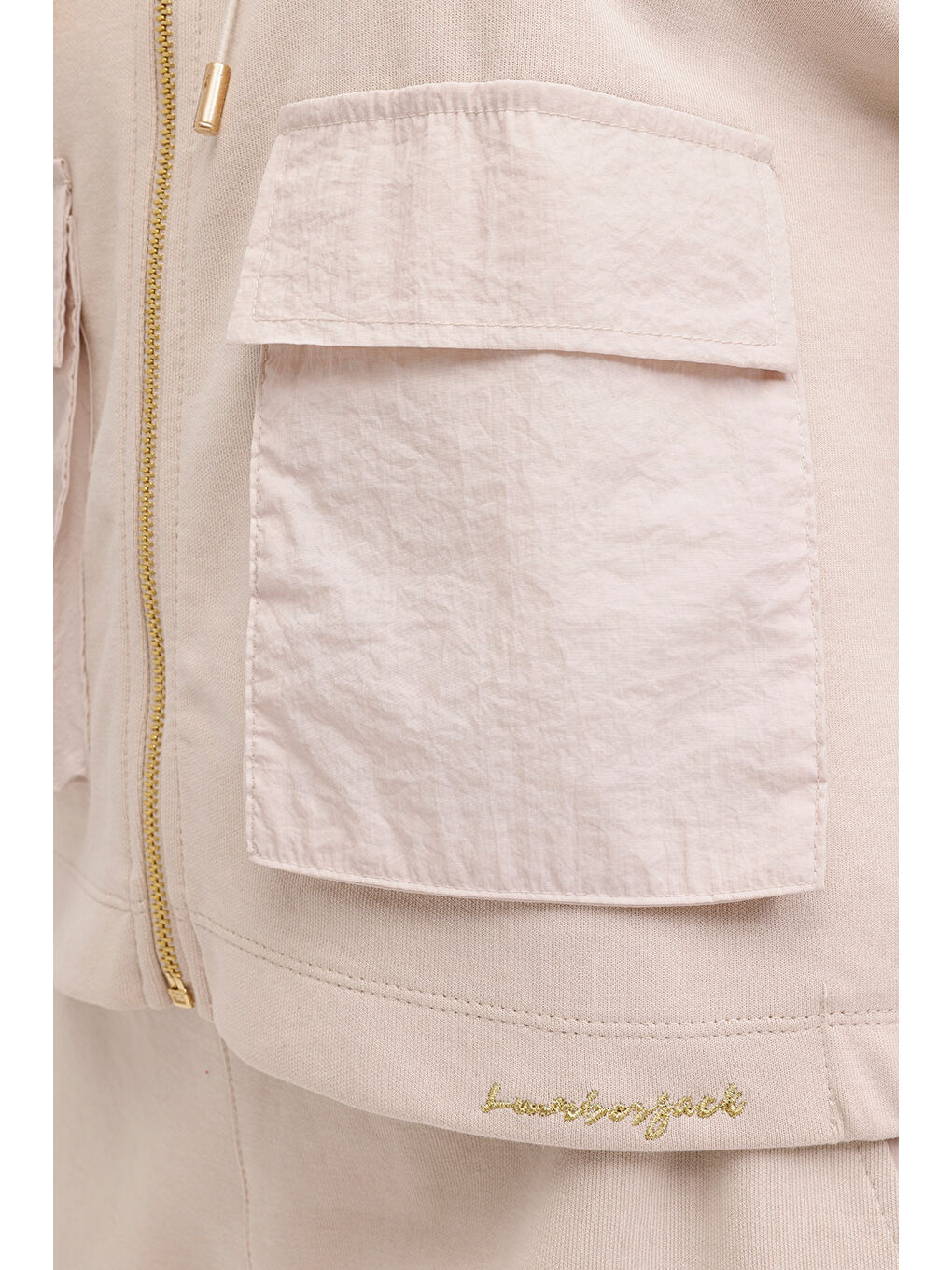 WL MABEL 18ES120 4PR Bej Kadın Eşofman Üstü-4