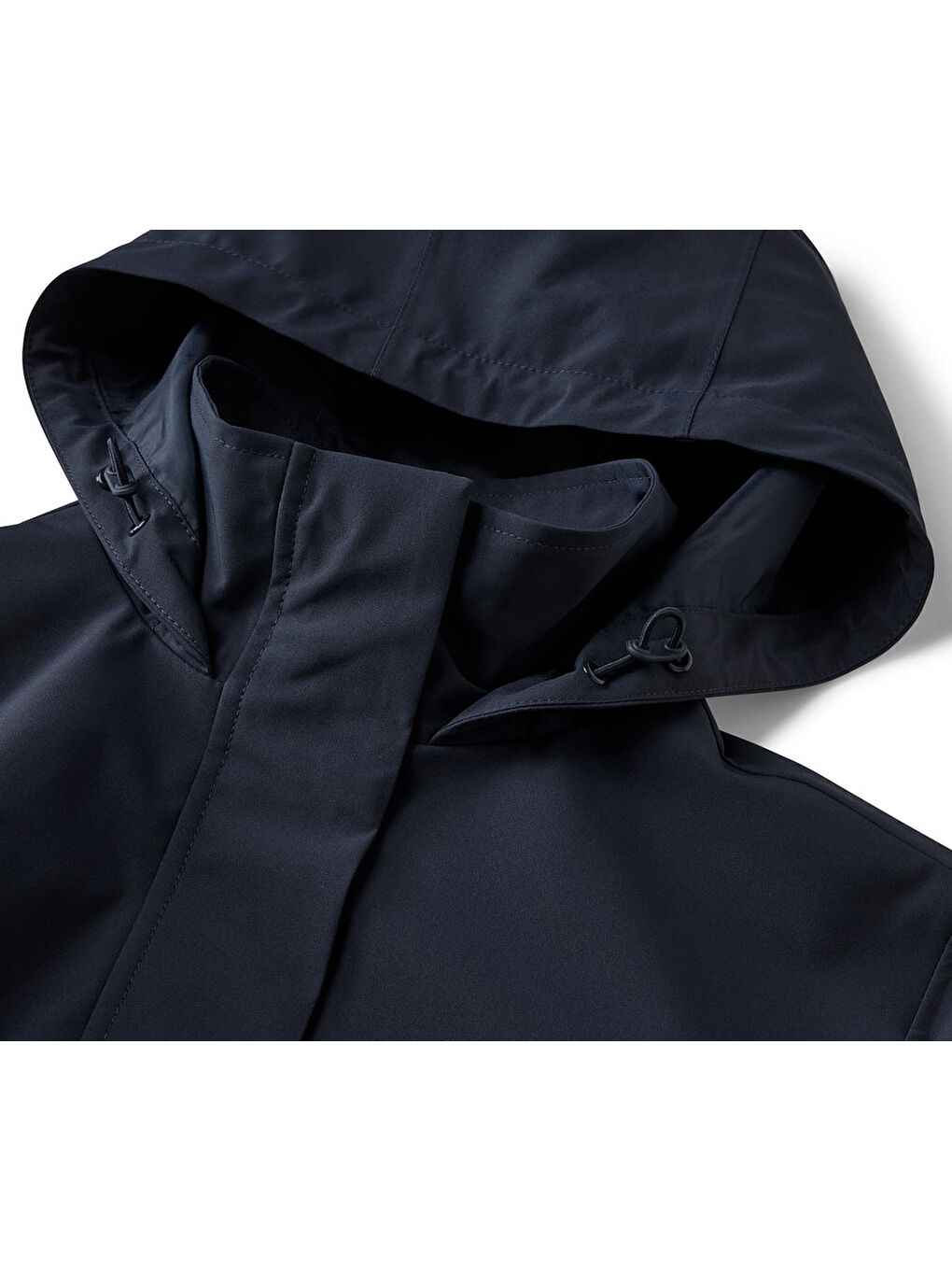 Siyah Kadın Yağmurluk Trençkot, Uzun-6