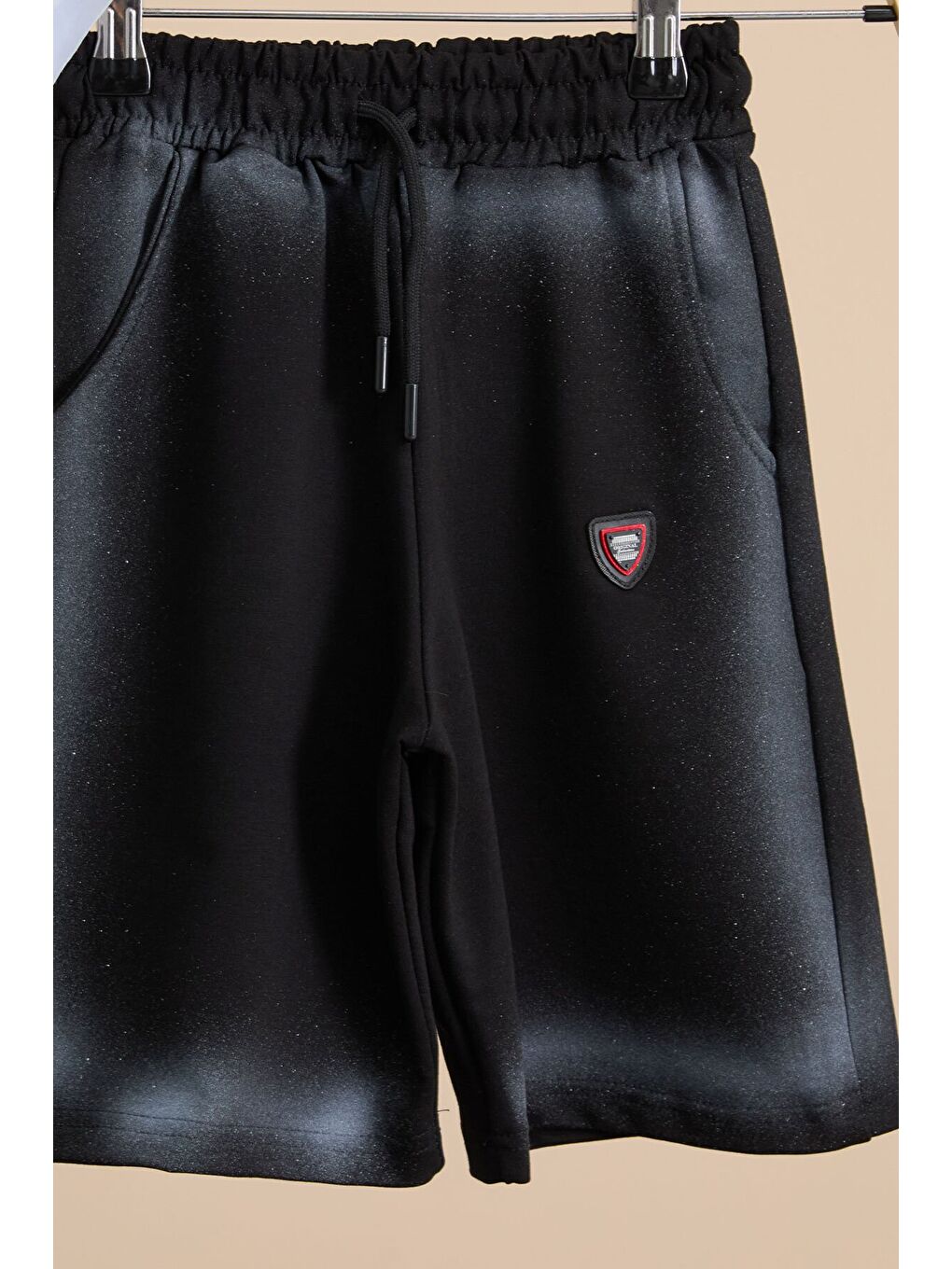 Gri Grafiti Baskılı Tişörtlü Şortlu Erkek Çocuk 2li Takım 23774-4