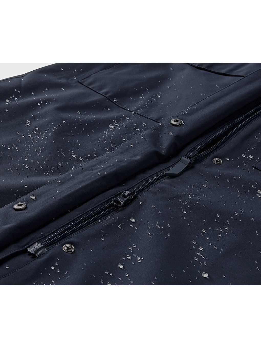 Siyah Kadın Yağmurluk Trençkot, Uzun-7