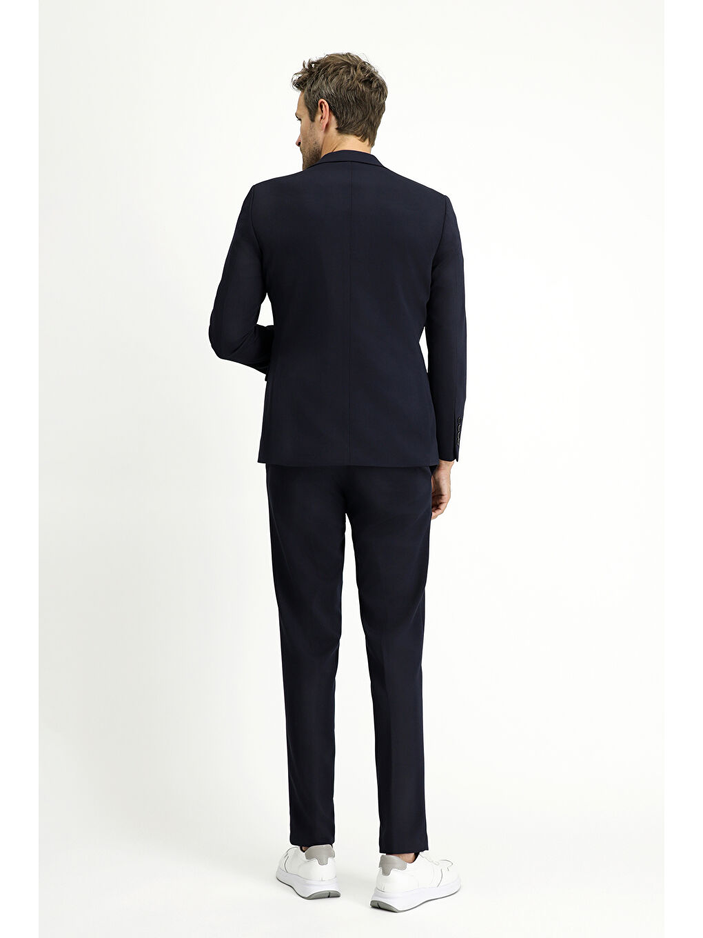 Lacivert Regular Fit Klasik Takım Elbise-4