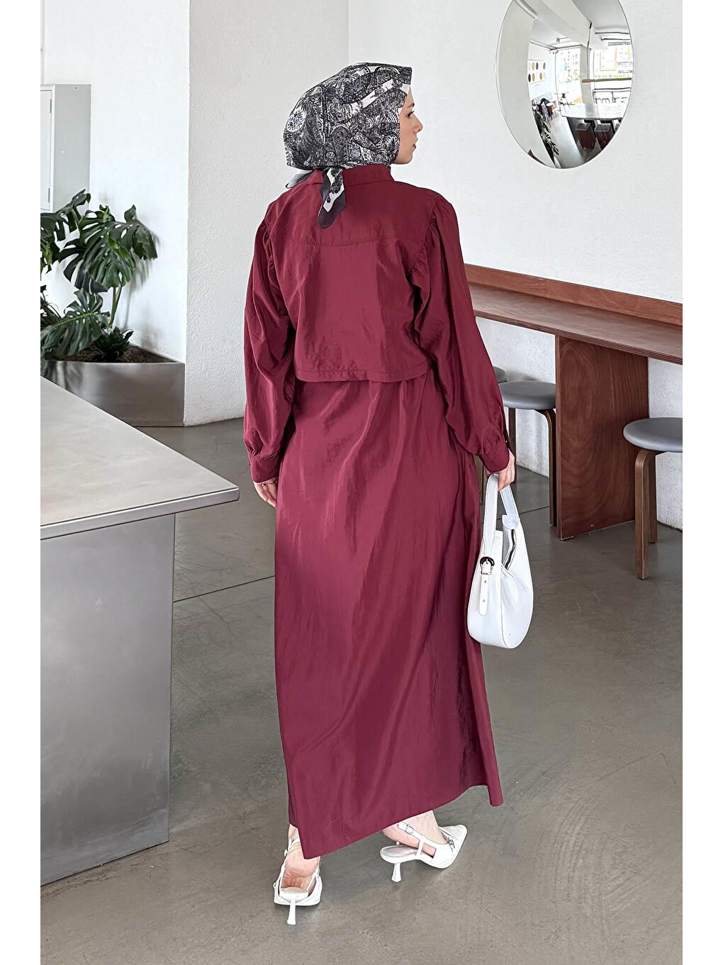 Üst Ceket Takım Bordo-3